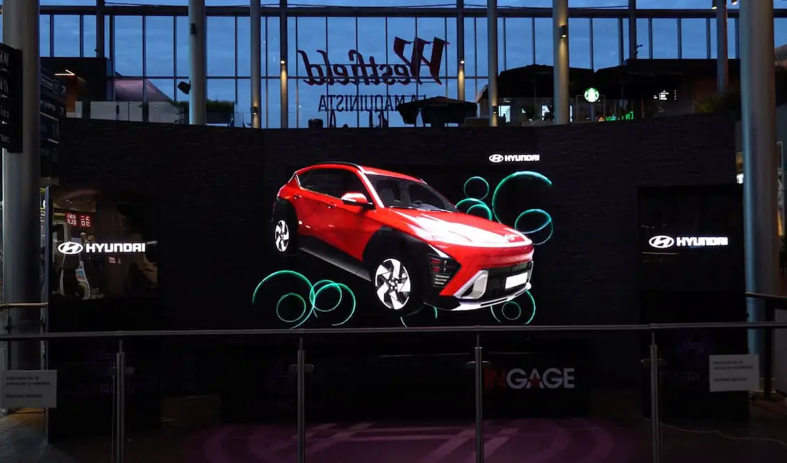 Hyundai lanza el nuevo Kona con un holograma 3D en Barcelona